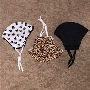 3 Mask Bundle Animal Print/Black and White